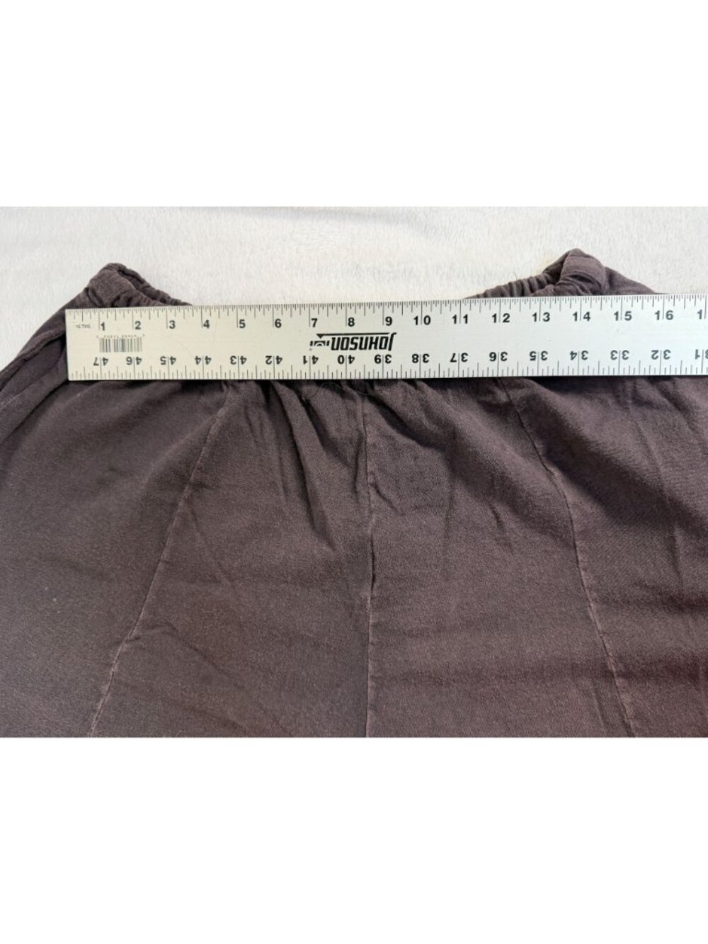 Blue Fish Vintage 1980s Wide Leg Pants Purple Stamped Print Elastic Waist Size 1 - Picture 8 of 16